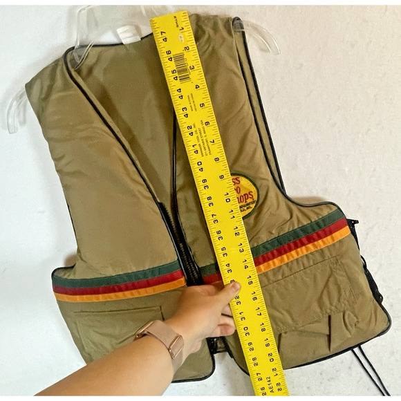 Bass Pro Shops Flotation Device Adult Vtg Life Jacket Type III (Chest 30-52 In) - Picture 10 of 12